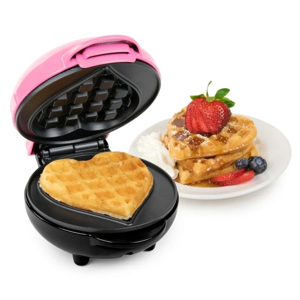 MyMini Pink Heart Waffle Maker